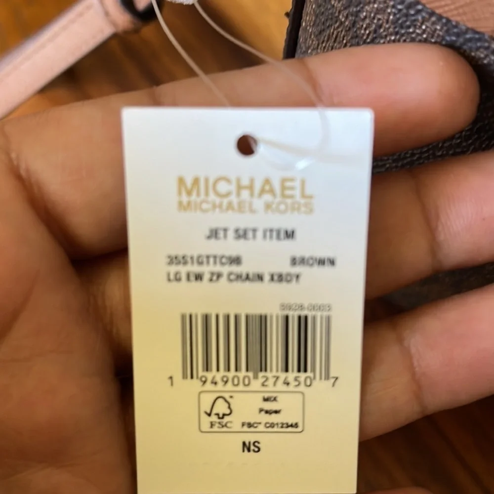 Micheal kors Jet Set Large Logo Crossbody Bag